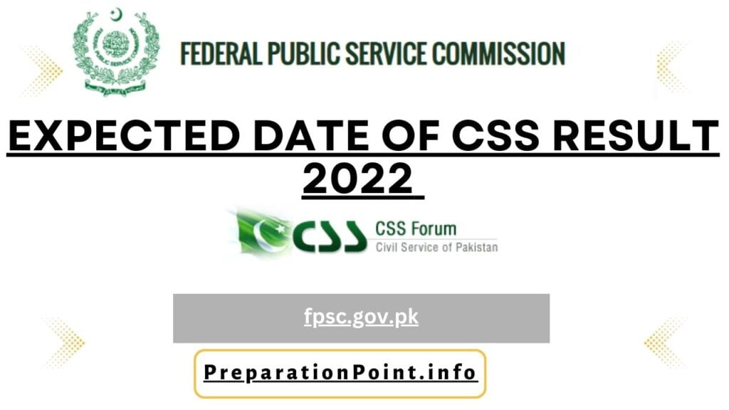 Expected Date of CSS Result 2022 