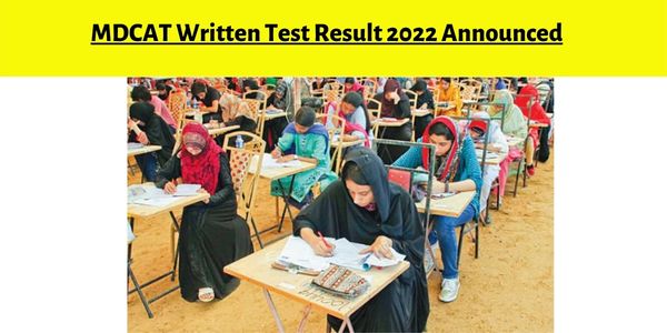 MDCAT Written Test Result 2022 by Name