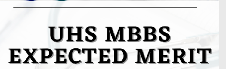 Expected Merit of MDCAT MBBS 2022 - 2023 in Pakistan
