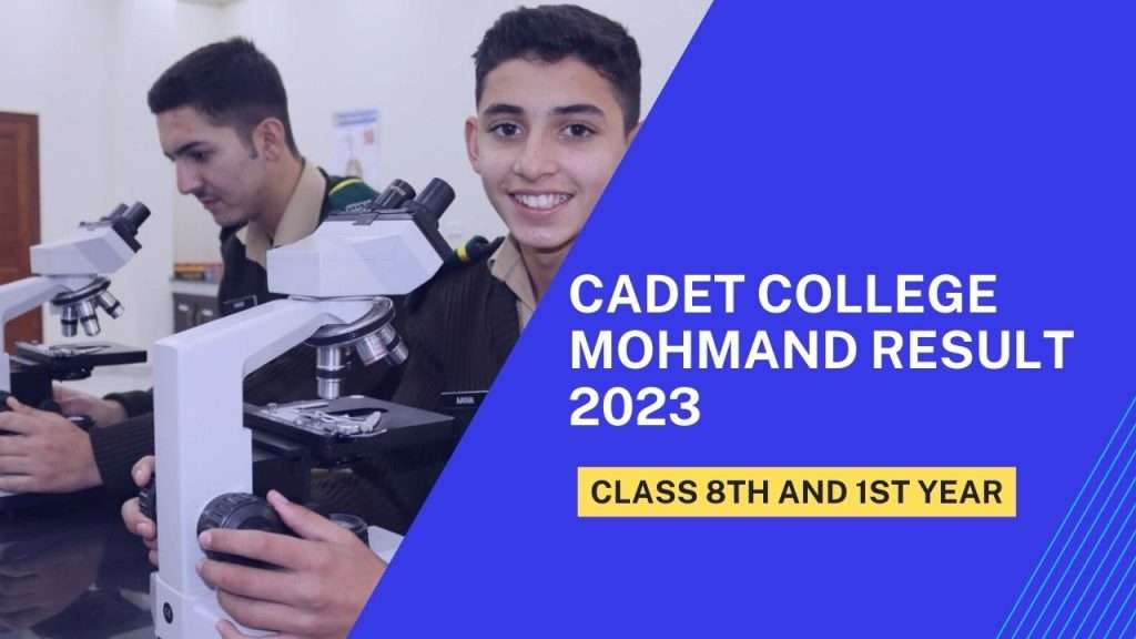 Cadet College Mohmand Result 2023
