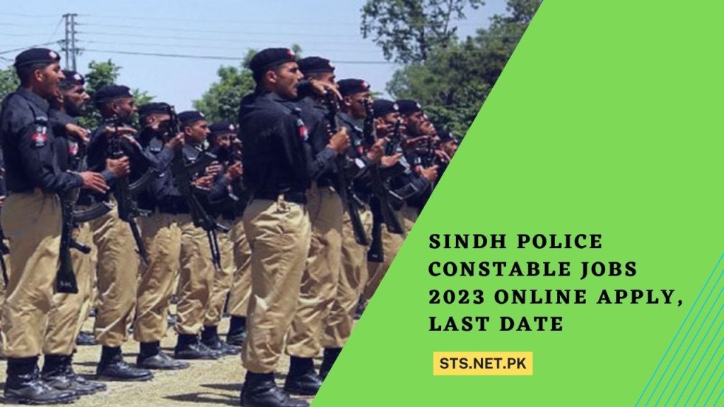 Sindh Police Constable Jobs 2023