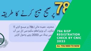 786 BISP Registration Check by CNIC 2023
