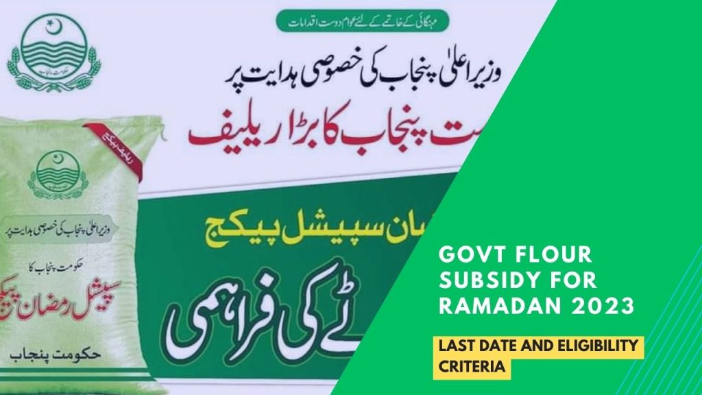 Govt Flour Subsidy for Ramadan 2023