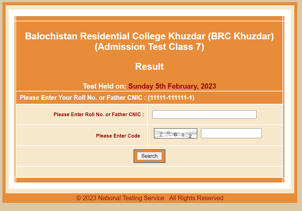 How to check the BRC Khuzdar Result 2023?