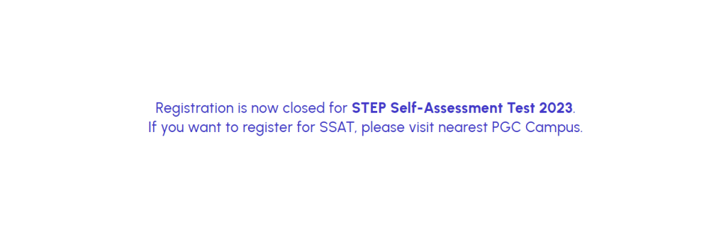 Today Step Self Assessment Test 2023 - step.pgc.edu